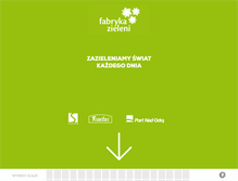 Tablet Screenshot of fabrykazieleni.pl